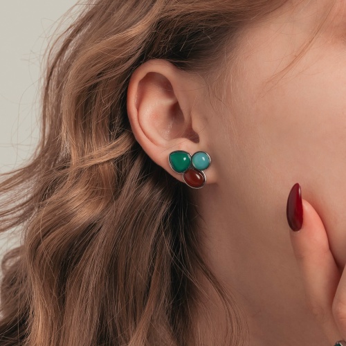 Серьги Possebon Azul, Q.Verde, Vermelho, A0292.20.17.6 S фото 4